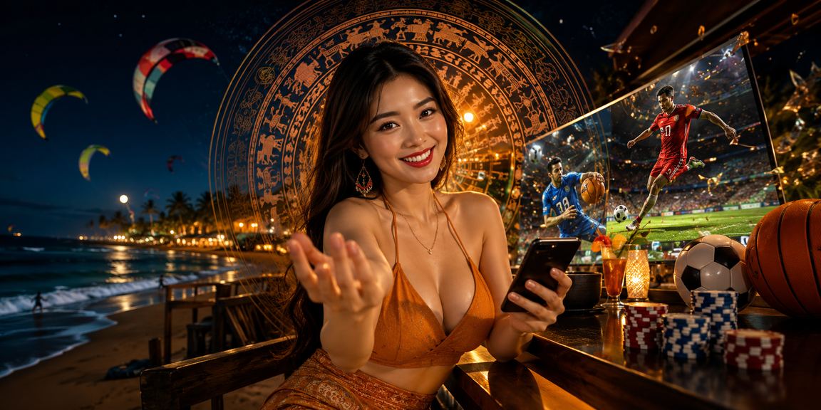 Người dùng theo dõi kèo thể thao trực tuyến tại bãi biển Mũi Né trên điện thoại di động