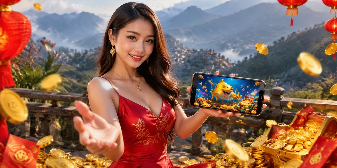 Phong bì đỏ may mắn và đèn lồng trang trí tại Sapa gợi không khí lễ hội nhận thưởng trên nền tảng 4150
